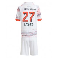 Stroje piłkarskie Bayern Munich Konrad Laimer #27 Koszulka Wyjazdowej dla dzieci 2025-26 Krótki Rękaw (+ szorty)